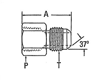 2022 Female Pipe to Male JIC Adapter